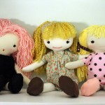 The best friends are a wee bit afraid of Rocker Doll