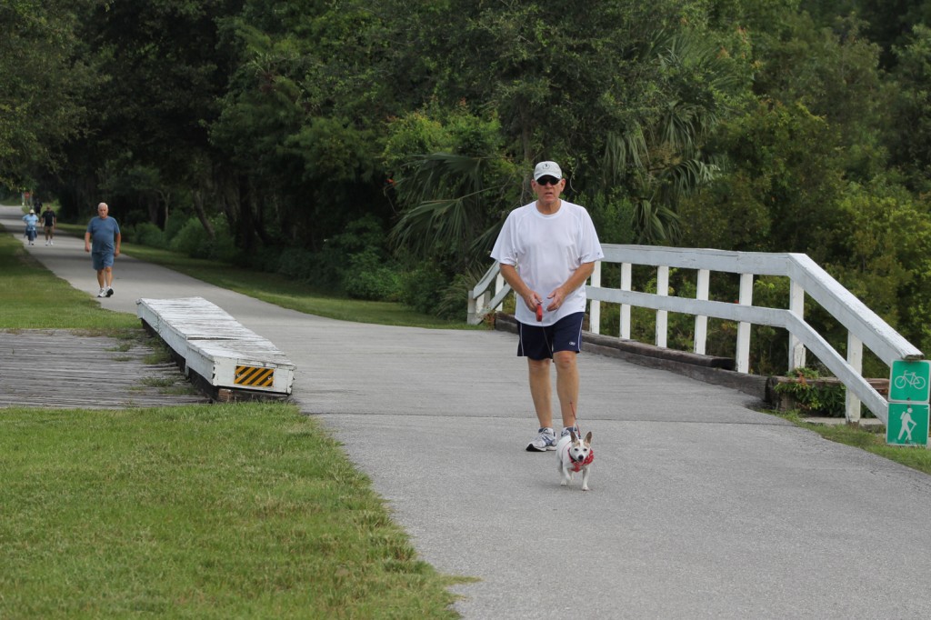 Terry at the Withlacoochee State Trail