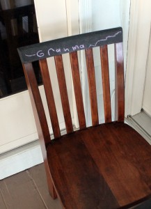 DIY Chalkboard Table and Chairs