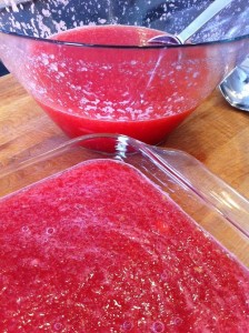 Limoncello Scented Watermelon Granita, step 5