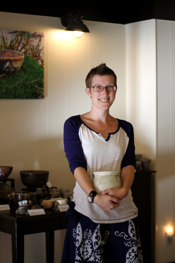 Alexis Ellis. Potter and Owner at DownStairs Art Gallery and Studio