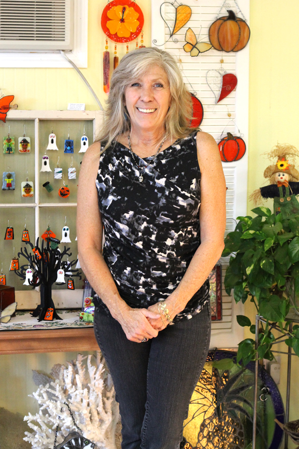 Debra Hawthorne, artist and owner of GlassWerx