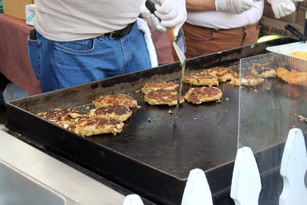 Crab Cakes at the 2013 Homosassa Seafood, Art, and Crafts Festival
