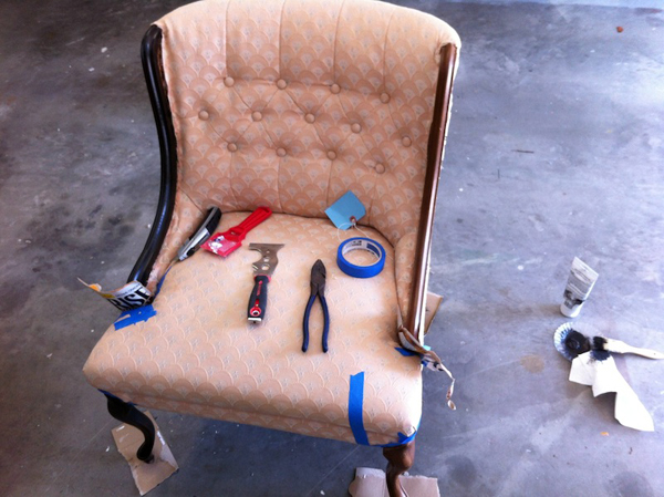 Step 4, Chair Affair DIY