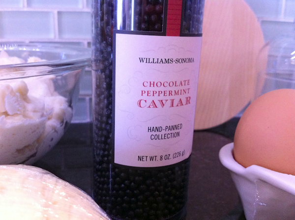 Step 1, Chocolate Peppermint Caviar