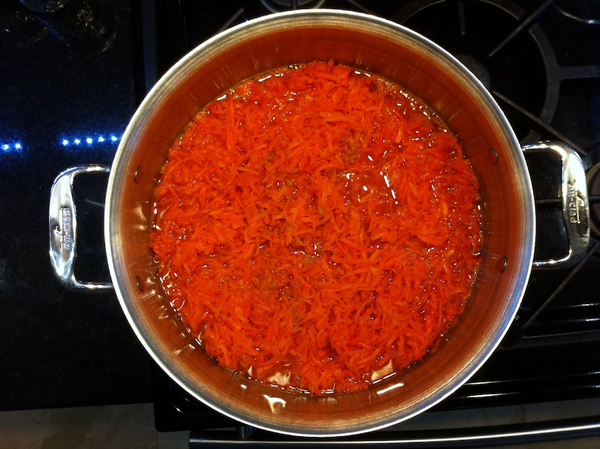 Step 6, Carrot Jam, Adventures in the Kitchen with Michelle, Carrots at Christmas