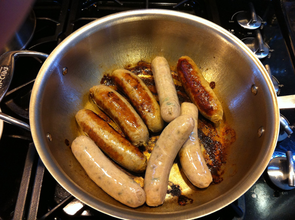 Sausages in the Pan