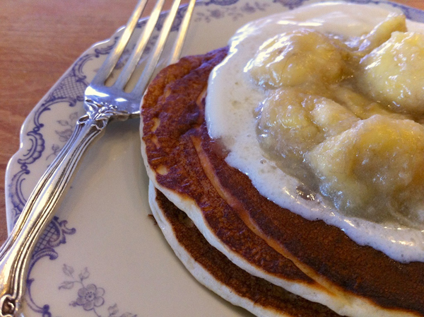 Finale in Bananas Foster Pancakes