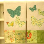 Butterfly tea towel