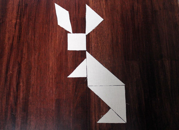 Bunny tangram
