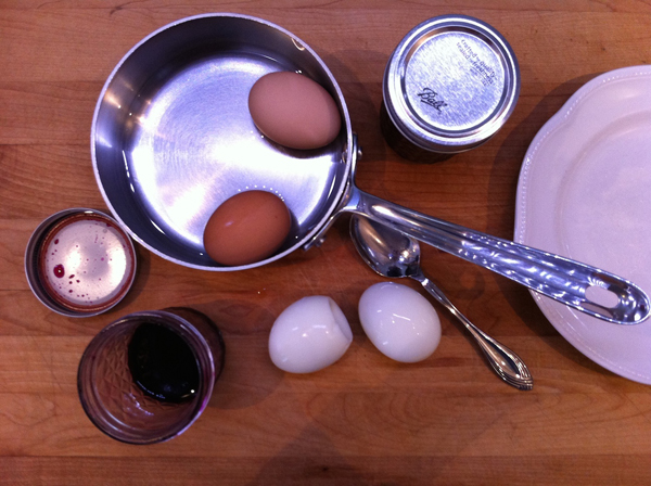 Step 1, boil some eggs