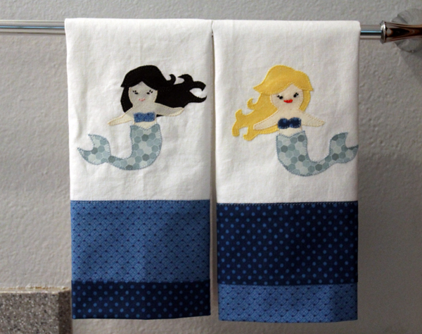 Mermaid tea towels