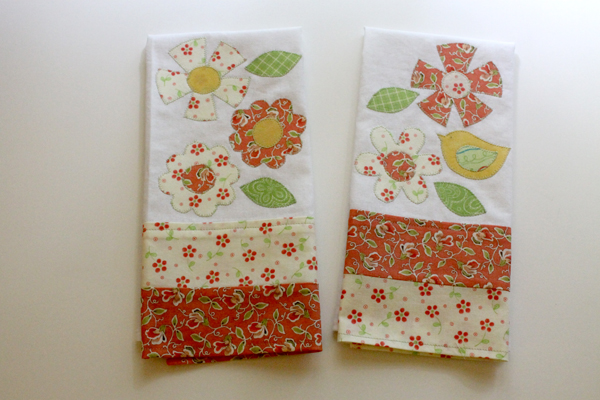 DIY Tea Towels with Moda Fabrics