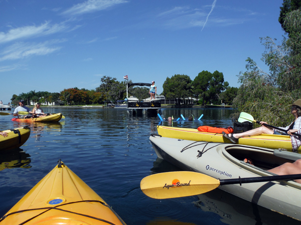 Kayaking Three Sisters Springs