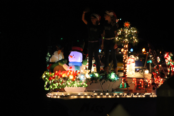  And then it rained.  Bummer.  But it was looking like the biggest and best Christmas Boat Parade ever!  