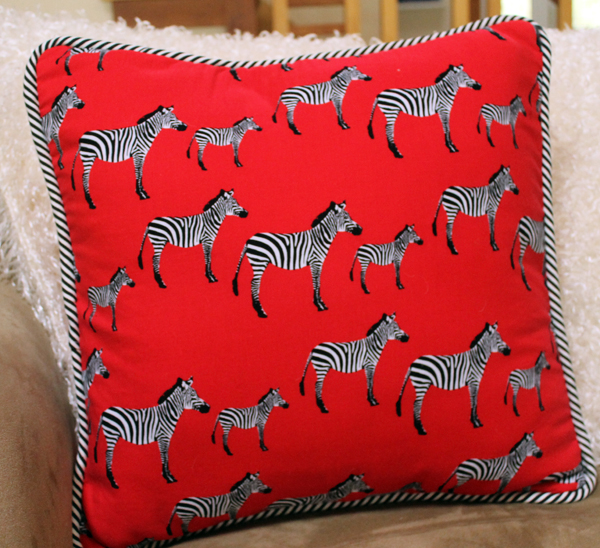 zebra Pillow