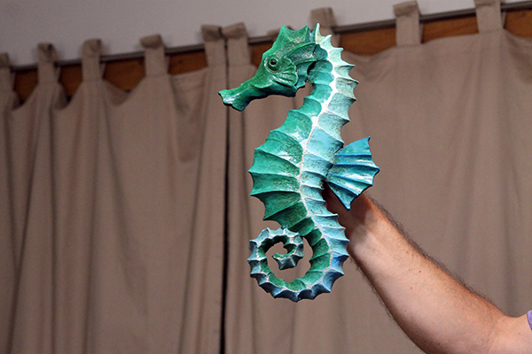 Watson's 3D Paint a Seahorse