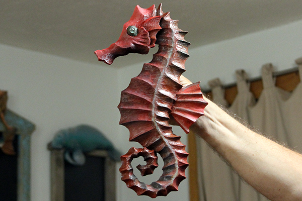 Watson's 3D Paint a Seahorse