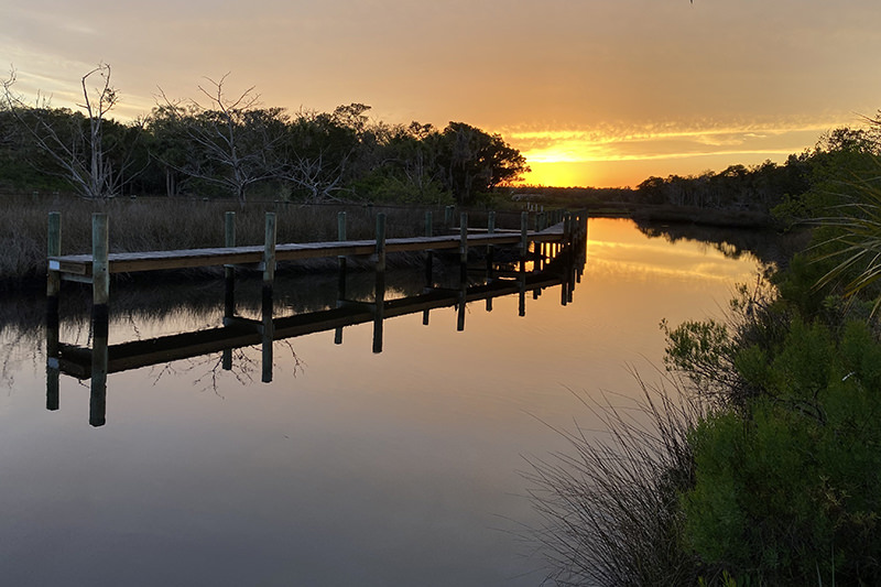 sunset on Hancock road